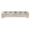 Home Accents * | Exclusive Wood Look Tealight Candle Holder, 16