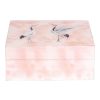 Home Accents * | Cheap Online Tracey Boyd Pink Crane Print Box Decor, 5 4.5