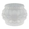 New Style * | Reliable Quality Frosted Glass Candle Holder, 2