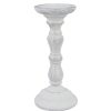 Home Accents * | Outlet Sale White Candle Holder, 9.5