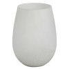 Home Accents * | Discount Sale Laila Ali White Buried Teardrop Glass Vase, 9