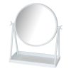 Home Accents * | Outlet Sale 10.5In. White Mirror With Tray