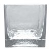 Home Accents * | Exclusive Design Clear Square Hurricane Glass Vase, 4