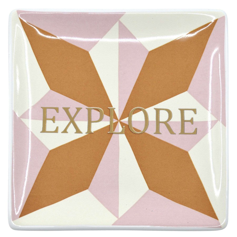 New Style * | Bargain Sale Explore Geo Trinket Tray