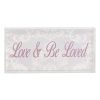 Home Accents * | Outlet Sale Love & Be Loved Wooden Block Sign, 12 6