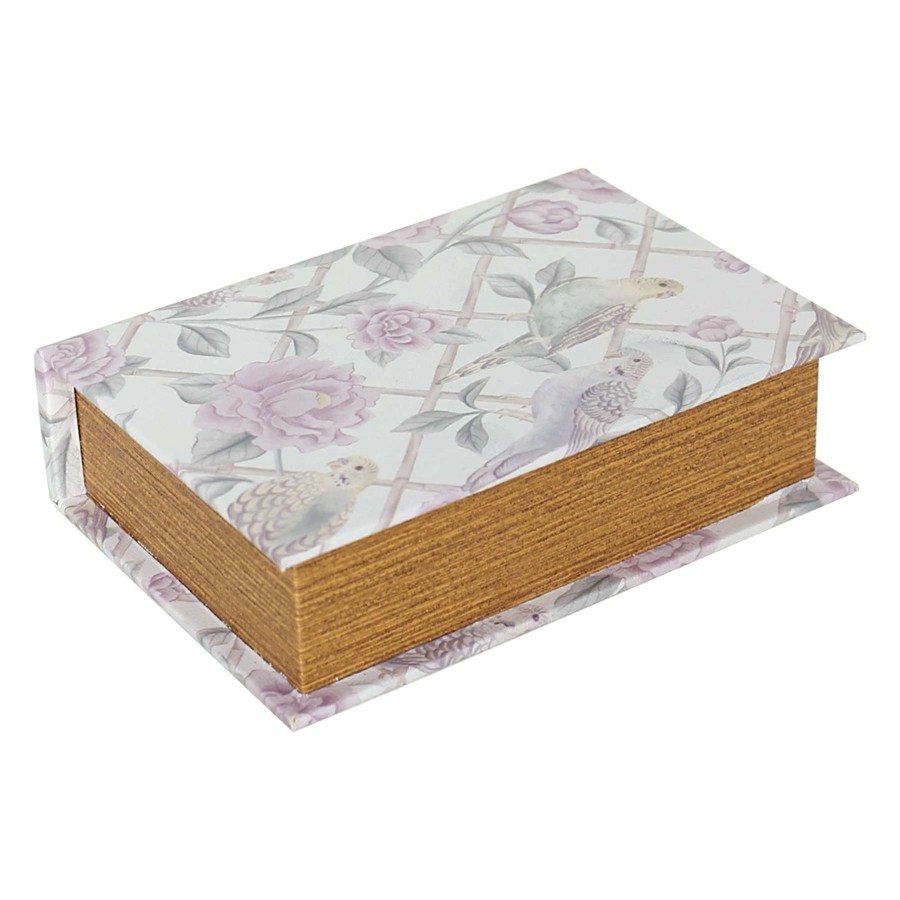 Home Accents * | Exclusive Design Grace Mitchell Lilac Printed Book Box, 9 6