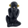 Home Accents * | Low Price Matte Black & Gold Monkey Figurine, 8