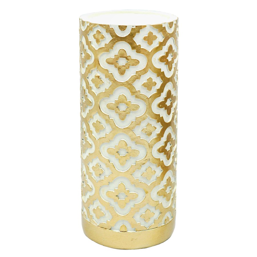 Home Accents * | Reliable Quality Grace Mitchell Gold Pillar Candle Holder, 9