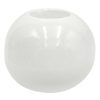 Home Accents * | Best Sellers White Ceramic Round Vase, 4