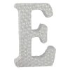 Home Accents * | Clearance Sale 6 Silver Monogram Letter, E