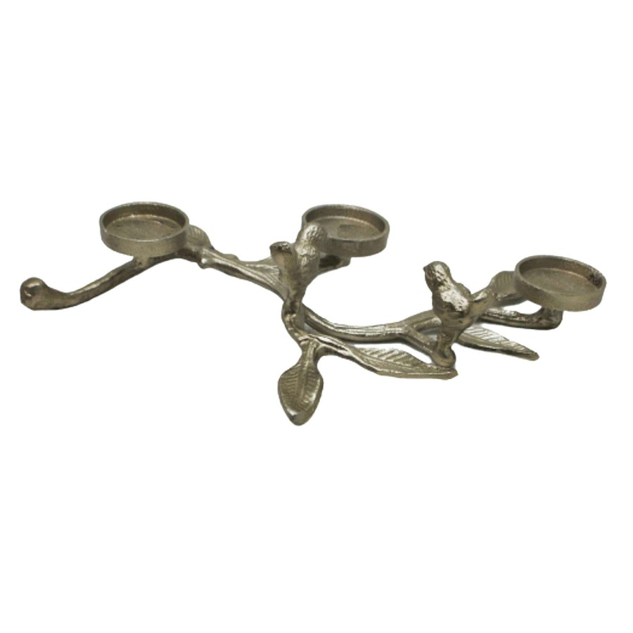 Home Accents * | Exquisite Gifts Grace Mitchell Gold Branch Candle Holder, 14