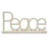 Home Accents * | Cheap Online Tracey Boyd Peace Cutout Sign, 10 5