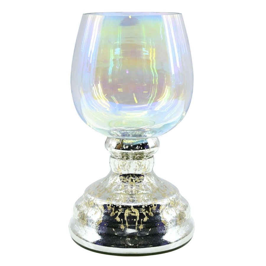 Home Accents * | Outlet Sale Mercury Glass Tealight Candle Holder, 10