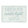 Home Accents * | Exquisite Gifts Laila Ali Let Your Inner Light Shine Canvas Wall Art, 4 6