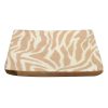 New Style * | Outlet Sale Tan Zebra Wood Trinket Tray, 5