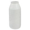 Home Accents * | Low Price White Ceramic Vase, 10