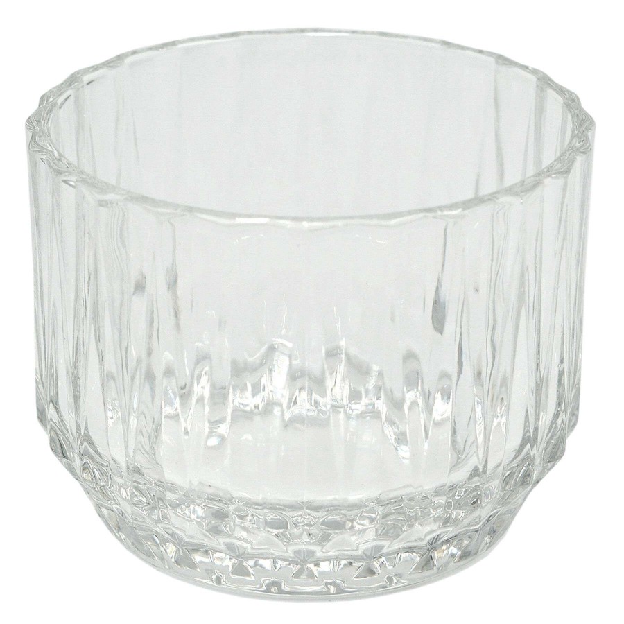 Home Accents * | Top Sellers Grace Mitchell Clear Glass Votive Candle Holder, 3