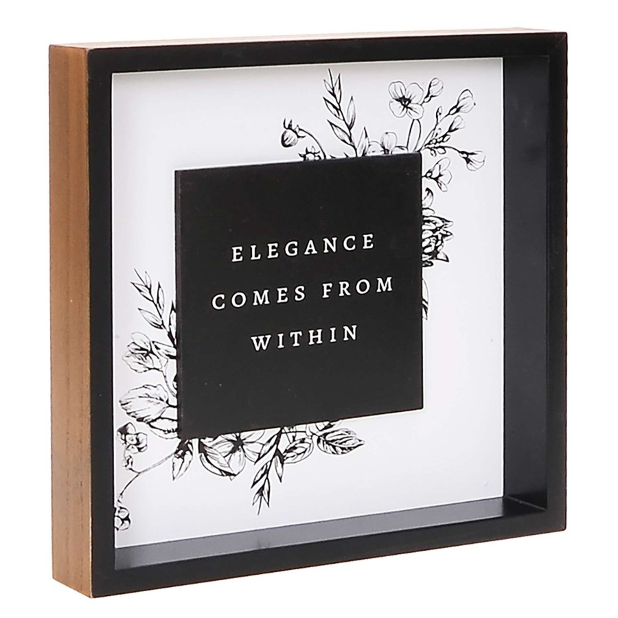 Home Accents * | Attractive Elegance Block Sign, 10