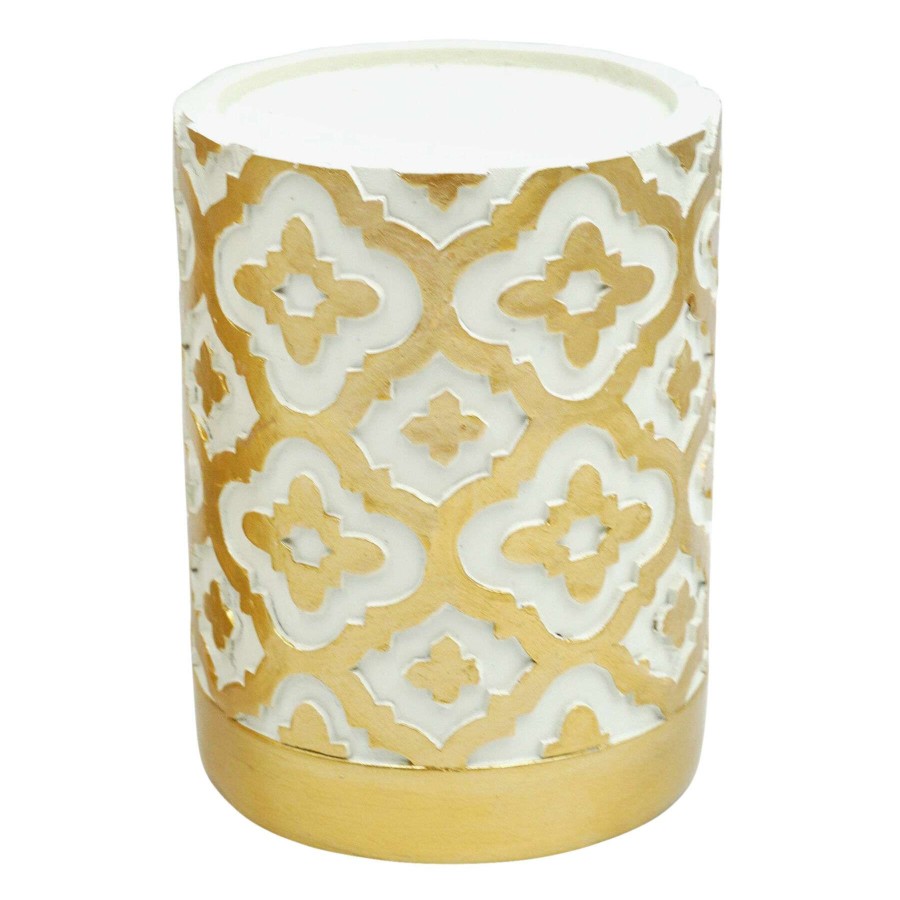 Home Accents * | Discount Sale Grace Mitchell Gold Pillar Candle Holder, 5