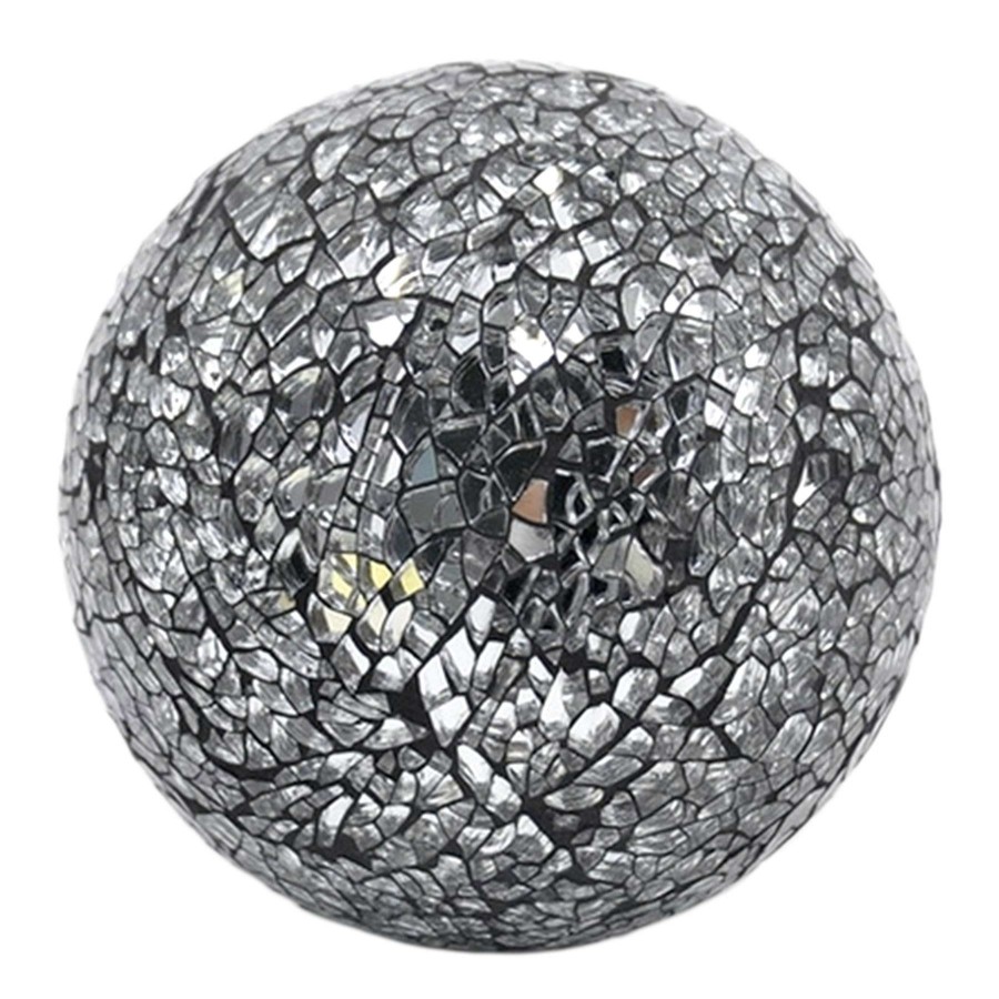 Home Accents * | Clearance Sale Crushed Mosaic Mirror Ball, 4