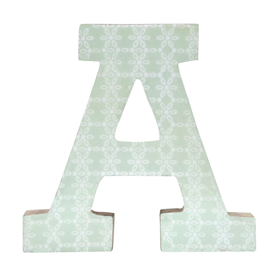 Home Accents * | Clearance Sale Decal Wooden Alphabet A