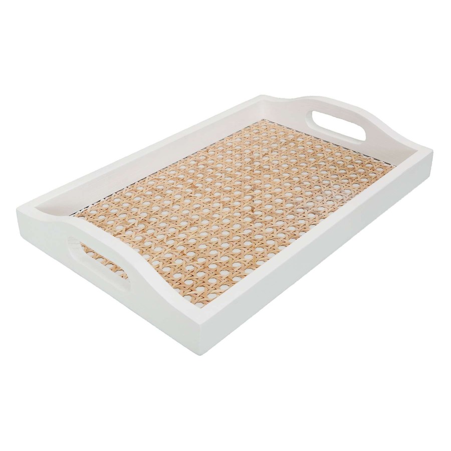 Home Accents * | Sale Grace Mitchell Wood Decorative Tray, Small