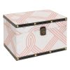 New Style * | Exclusive Grace Mitchell Pink Fabric Box Decor, 10 6