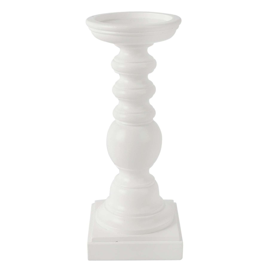 Home Accents * | Low Price White Candle Holder, 10