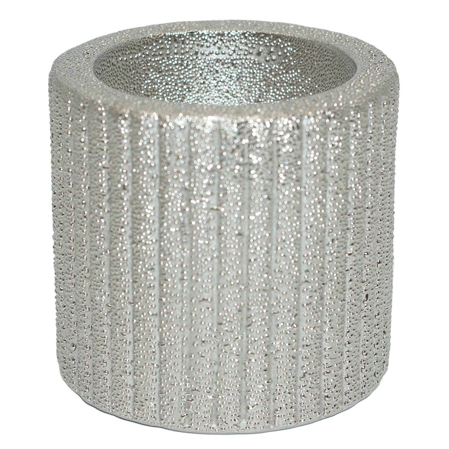 New Style * | Exclusive Design Silver Tealight Candle Holder, 2