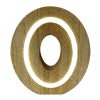 Home Accents * | Exclusive Wood Letter O Led