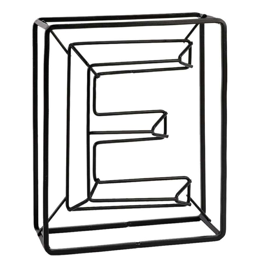 Home Accents * | Closeout Sale 6X7 Metal Square Mono E