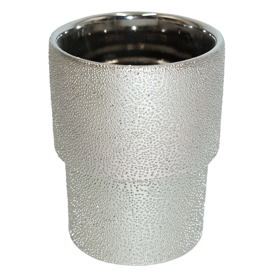 New Style * | Bargain Sale Silver Tea Light Candle Holder, 4