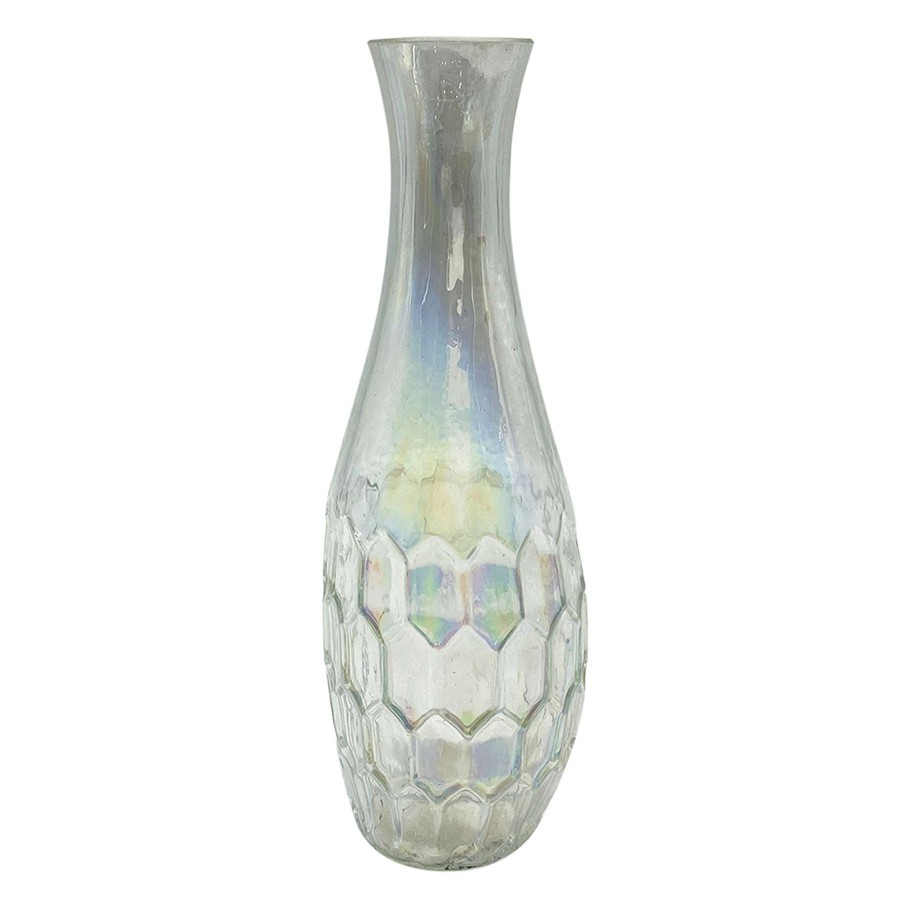 Home Accents * | Top Sellers Iridescent Teardrop Vase, 10