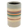 Home Accents * | Original Tracey Boyd Multi-Striped Ceramic Vase, 7