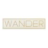 Home Accents * | Sale Wander Block Sign, 16 4