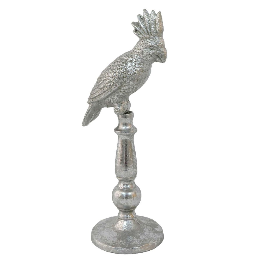 Home Accents * | Low Price Grace Mitchell Parrot On Stand Figurine, 13.5