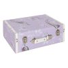 Home Accents * | Exquisite Gifts Grace Mitchell Lilac Luggage Box, 13 9