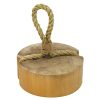 Home Accents * | Best Sellers Wooden Decor With Rope, 2.5