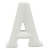 Home Accents * | Cheap Online 6In White Ceramic A