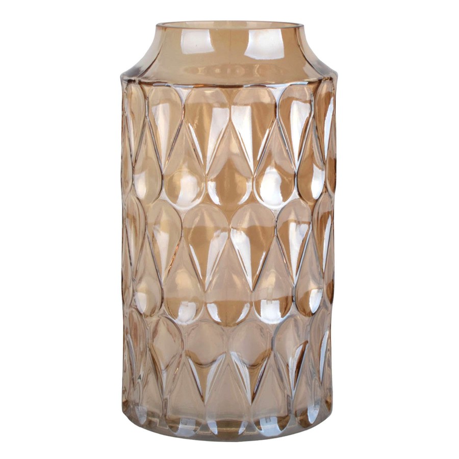 Home Accents * | Exclusive Grace Mitchell Iridescent Glass Vase, 9