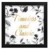 Home Accents * | Discount Sale Timeless & Classic Framed Canvas Wall Art, 10