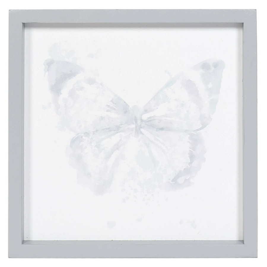 Home Accents * | Closeout Sale Laila Ali Wood Framed Butterfly Wall Decor, 10