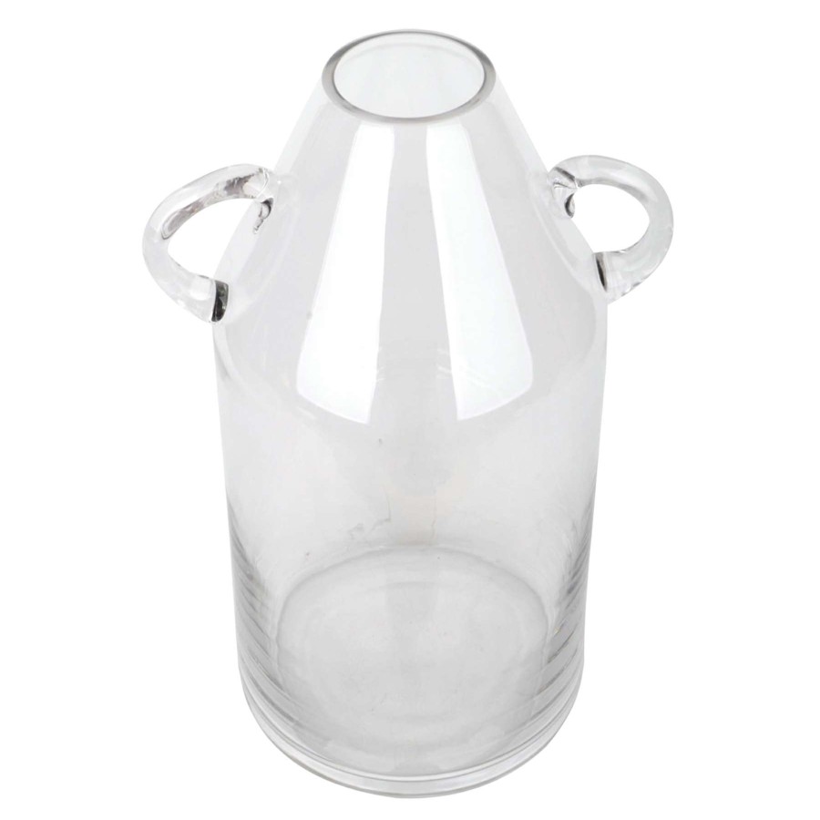 Home Accents * | Exclusive Tracey Boyd Clear Glass Vase With Handles, 12