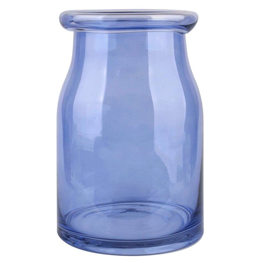 Home Accents * | Premium Blue Glass Vase, 11