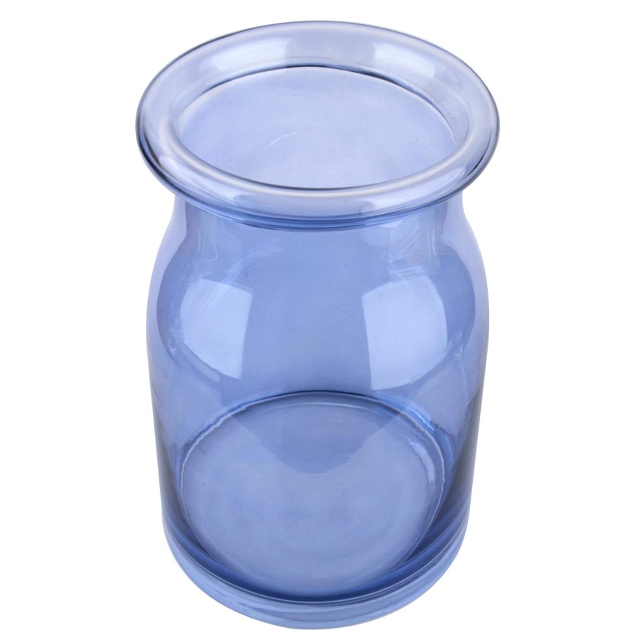 Home Accents * | Premium Blue Glass Vase, 11