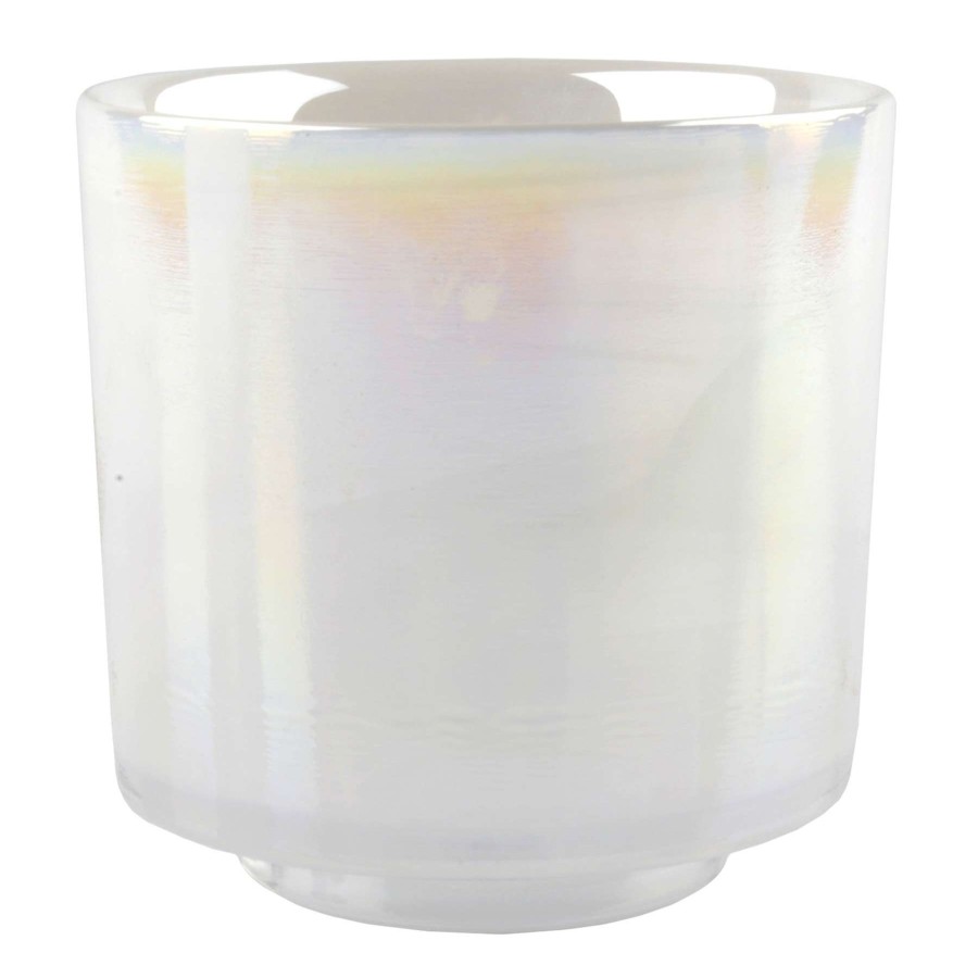 Home Accents * | Top Sellers Laila Ali Iridescent Luster Hurricane Votive Candle Holder, 4