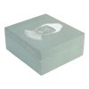 Home Accents * | Featured Tracey Boyd Buddha Face Print Green Box Decor, Large