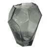 Home Accents * | Exclusive Laila Ali Smoke Grey Geo Glass Vase, 6