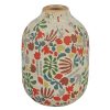 Home Accents * | Flash Sale Tracey Boyd Multicolor Floral Ceramic Vase, 7