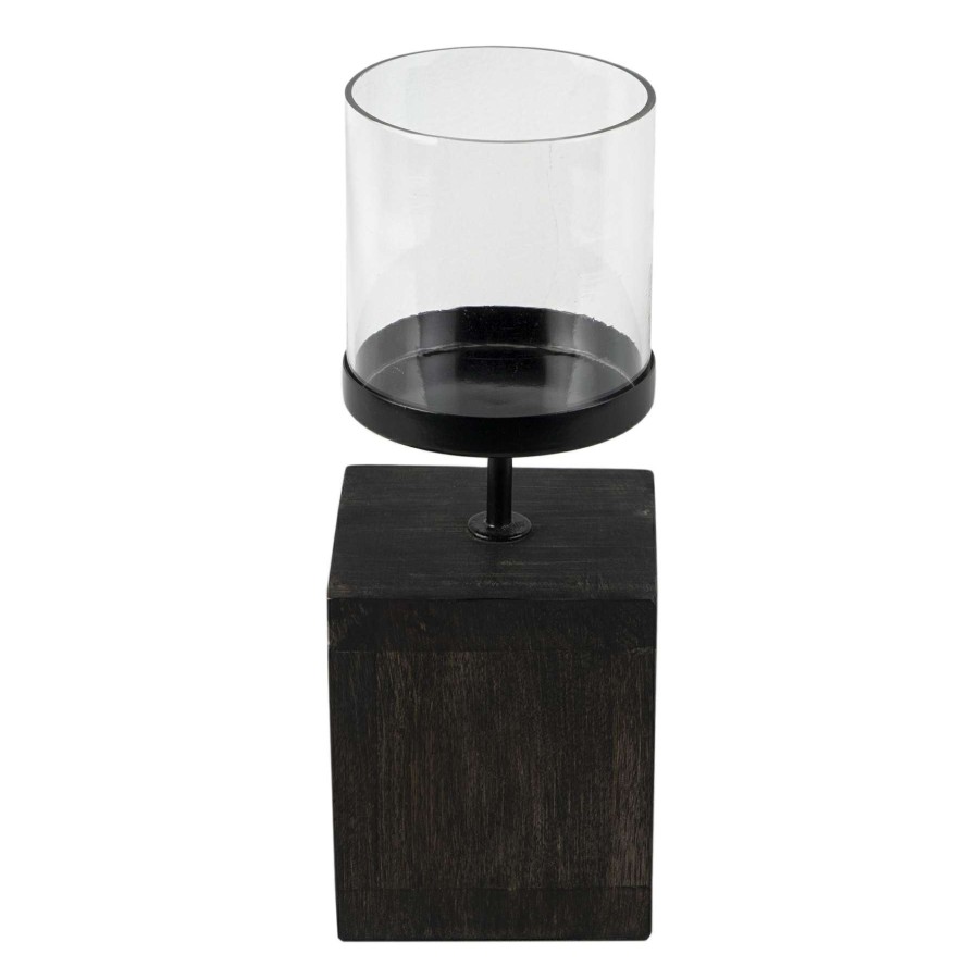 Home Accents * | Low Price Black Candle Holder, 9